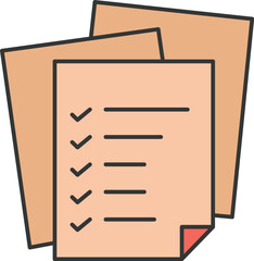 Checklist Vector icon which can easily modify or edit