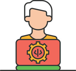 Freelancer Vector icon which can easily modify or edit