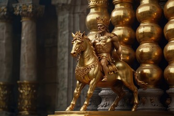 Fototapeta premium Statue of King Midas