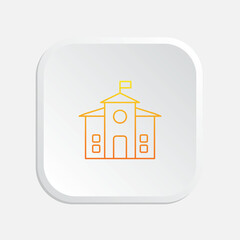 school icon, education, learning, students, teachers, classroom, study, academic, institution, elementary, high school, college, university, campus, curriculum, lesson, homework, test, school icon