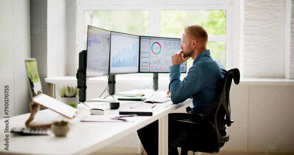 Aufkleber kpi business data dashboard analytics
