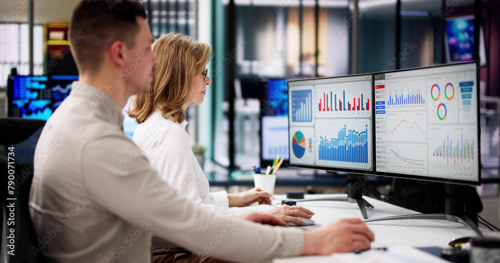 Poster Data Analyst Mit Data Analytics KPI