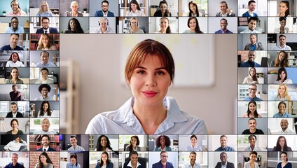 Meet People via Video Call: Webinar Screen