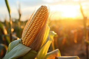 Illustration of mature corn - Powered by Adobe