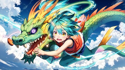 anime dragon fly adventure
