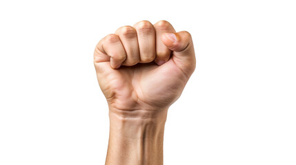 Fist up isolated on a transparent background, PNG Fist up, Fist up with no background