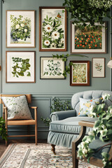 Botanical Bliss: Eclectic Gallery Wall