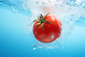 Illustration of tomatoes in water - 790094166