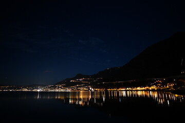 night view of the bay