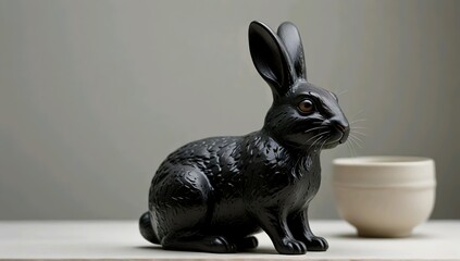 rabbit on the table