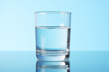 Illustration a glass of water