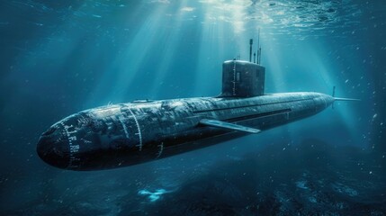 Nuclear submarine.