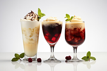 Illustrate a variety of drinks - 790099536