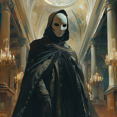 A futuristic rendition of the classic Phantom of the Opera tale