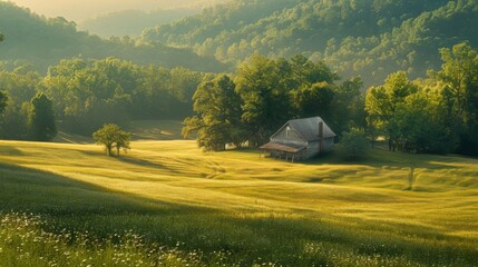 Georgia's countryside, highlighting its natural beauty and simplicity.