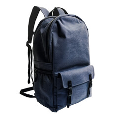 Backpack with transparent background, perfect for versatile design integration