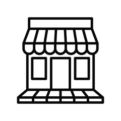 store icon vector design template simple and clean