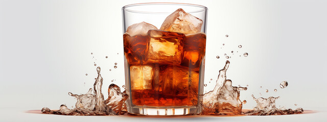 A cold brew coffee in natural light, portrayed in 3D with hyper-realistic precision, the slow enjoyment of every chilled drop,