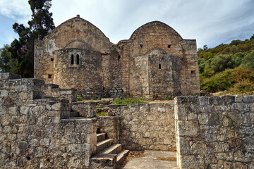 medieval orthodox church on the island of Crete