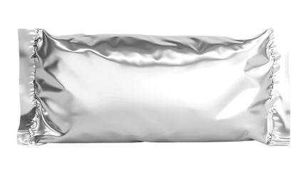 Aluminum blank foil food pack bag isolated on transparent background, PNG Aluminum blank foil food pack bag, Aluminum blank foil food pack bag with no background
