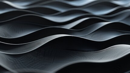 Abstract waves texture in monochrome tones for modern design