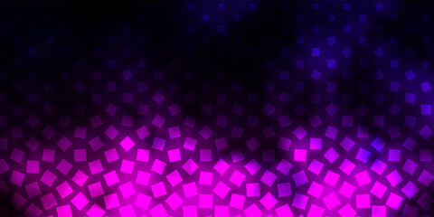 Dark Pink vector background with rectangles.