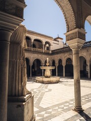 Seville, Patio Principal of La Casa De Pilatos (Pilat's house)