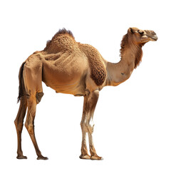 camel isolated on white BG