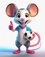 mouse and soccer ball