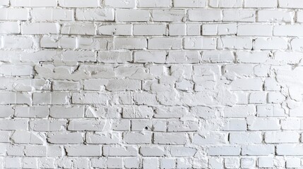A wide panorama picture with an abstract white brick wall texture for a pattern background.
