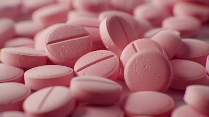 pink and white tablets