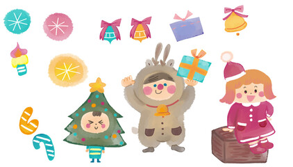 Fototapeta premium クリスマスのイラスト素材集