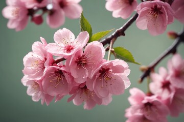 Spring's Arrival: Cherry Blossoms Unveiling Pink Splendor