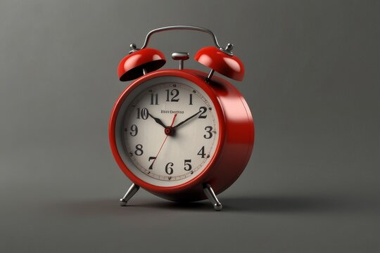 A compact alarm clock, ticking faithfully by the bedside, its digital display and insistent ring waking the weary, punctuating the dawn with timely reminders.






