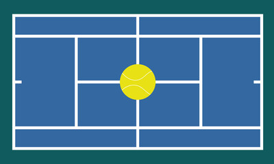Tennis court background. Vector illustration. EPS 10.  
