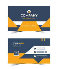 New corporate business card design template
