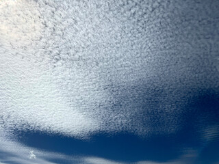 Sheep clouds, cirrocumulus, undulatus