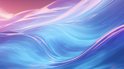 Simple and beautiful wave artistic 3D background material
 - obrazy, fototapety, plakaty