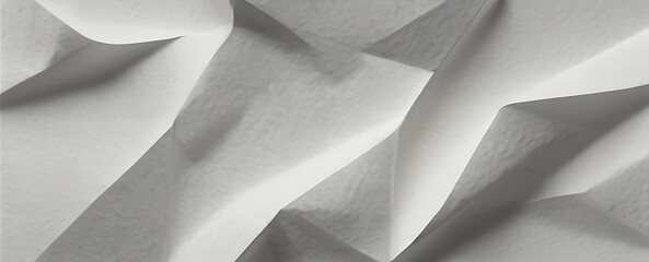 White crumpled paper sheet texture background