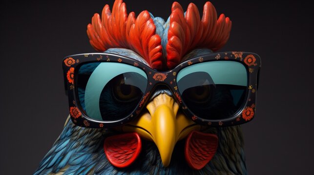 A quirky inventor creates sunglasses for the sun, hoping to reduce its glare, resulting in a comical eclipse and confused roosters,