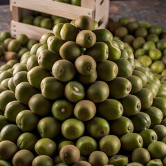 Pile of Kiwi Fruit