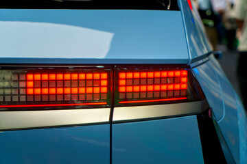 Sleek Rear Car Light Detail