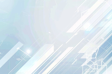 Obraz premium Graphic Abstract background with light blue and white geometric shapes, Abstract grey and blue geometric minimal motion background