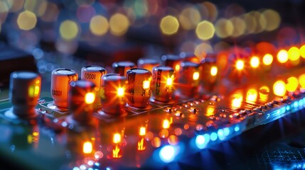 Embrace the innovation and versatility of 5mm top flat LED diodes in your next electronics project. Discover how these compact yet powerful components can transform your designs and illuminate the pat - obrazy, fototapety, plakaty