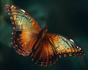 Majestic Butterfly in Full Spread