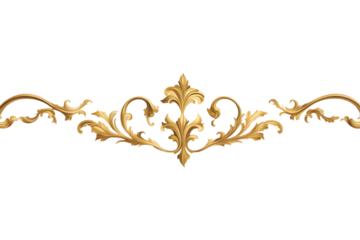 Rodapé dourado retrô, elemento clássico de ornamento, molduras retrô dourados. Vetor de decoração de moldura, capa, casamento e certificado. Decoração vintage bonita e elegante.