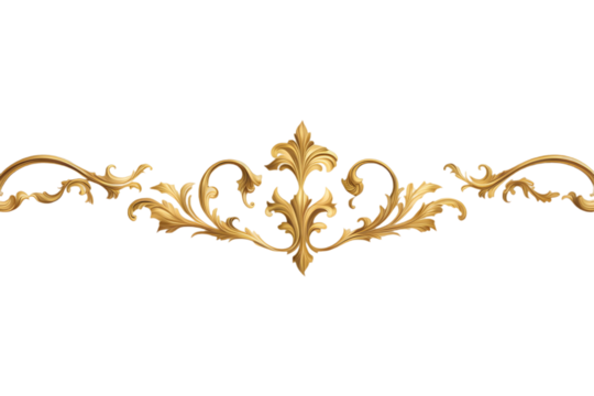 Rodapé dourado retrô, elemento clássico de ornamento, molduras retrô dourados. Vetor de decoração de moldura, capa, casamento e certificado. Decoração vintage bonita e elegante.