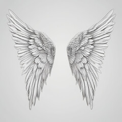 Angel's Wings: A Heavenly Embrace of Light and Grace in the Celestial Realm