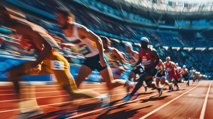 People Competing at the Olympic Games 2024 in Paris