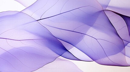 Abstract lavender. Leafy shapes dance on translucent planes. Modern, minimalist net art with a touch of nature.